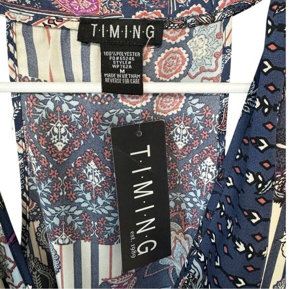 Timing Multicolor Patterned Cute Romper Medium - Picture 7 of 7